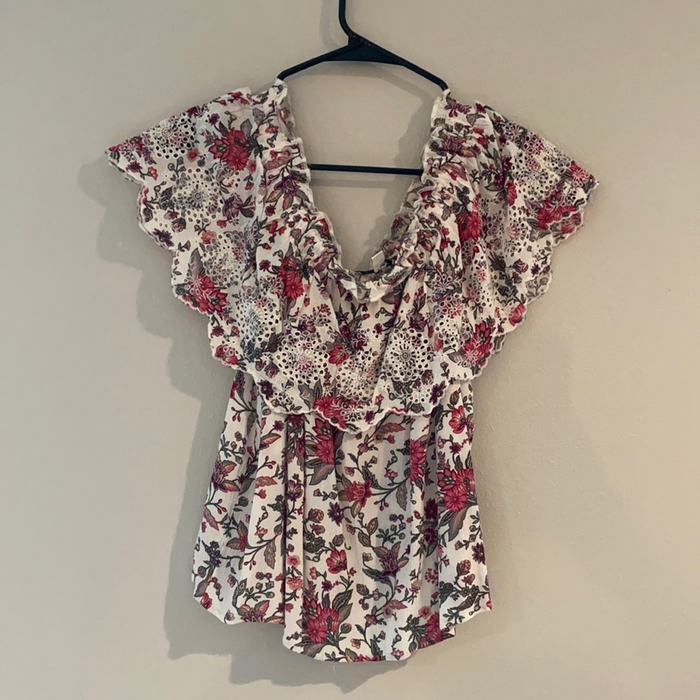 American eagle off the shoulder top
